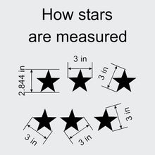 Load image into Gallery viewer, How star stickers are measured